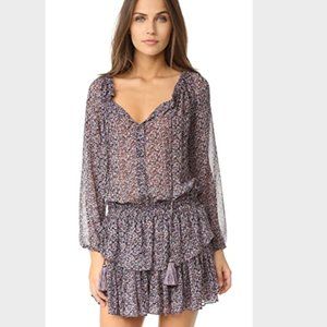 LoveShackFancy Popover Mini Dress Floral